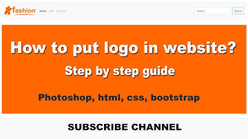 How to put logo in bootstrap website?