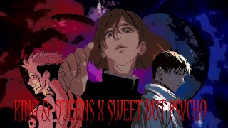 Jujutsu Kaisen「AMV」- King \u0026 Queens X sweet but psycho [Mushup] #jujutsukaisen #amv #anime