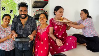 HER FIRST COOKING♥️ശ്രുതി ആദ്യമായി അടുക്കളയിലേക്ക്