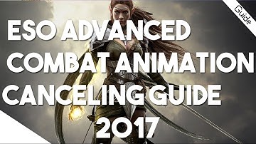 Elder Scrolls Online Advanced Combat Animation Canceling 2017