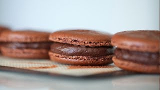 "Thin Mint" Macarons | Byron Talbott