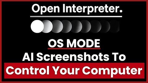 FREE: AI Agent Controls Your Mouse & Computer! Open Interpreter OS Mode (Screenshots)🤖 Open Source