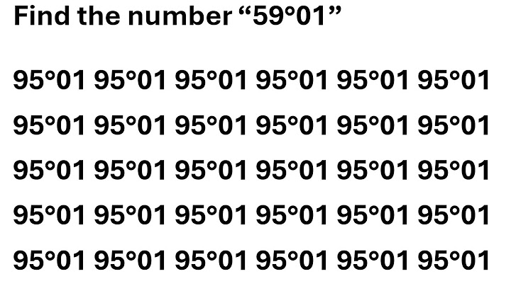 Only Geniuses Can Spot the Hidden '59°01' Among the '15s' in 1 Minute 30 Seconds!  Can You?