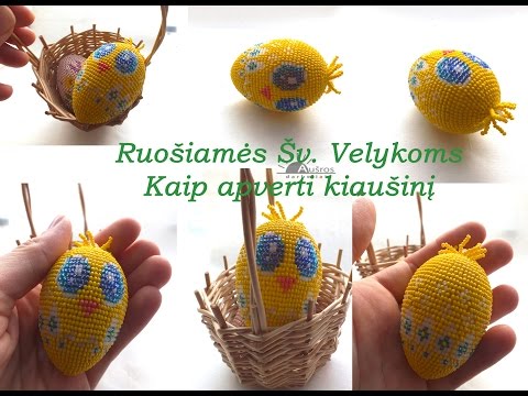 Video: Kaip Papuošti Velykinius Kiaušinius Karoliukais