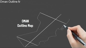 Oman Outline Map, Simple Way to Draw Oman Border Map, Easy to Draw Oman map, How to Draw Oman Map