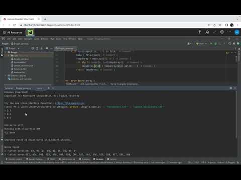 1.2.2 Boggle solving