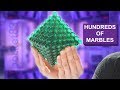 Marble fusion: GIANT octahedron (how to epoxy solder marbles)