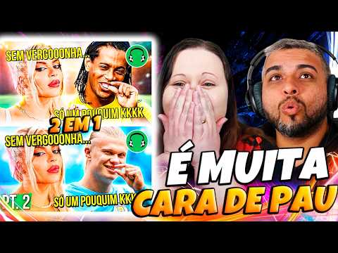 2 EM 1 QUANDO O JOGADOR É SEM VERGONHA | Paródia SentaDONA | FutParodias | Family Reacts