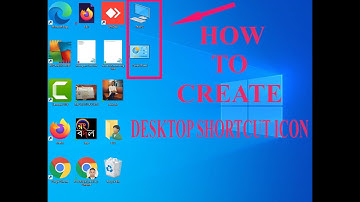 How to Create Desktop icon shortcut in windows -10  bangla Tutorial
