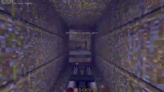 Quake - Easy Run of e2m15_greenwood by Justin 'optic' Fleck in 0:45 (3s improvement) screenshot 4