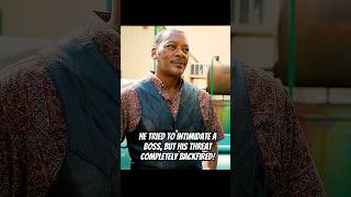 He tried to intimidate a boss, but his threat completely backfired! #foryou #thegodfarherofharlem