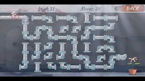 PLUMBER 2 - PACK 1 - LEVEL 21 - Solution.