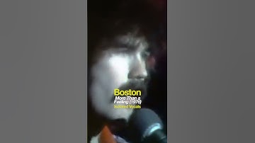 Thumbnail of “More Than a Feeling” by Boston is such an epic classic rock song! #music #rock #singing #recording