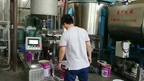 Automatic paint filling crimping machine