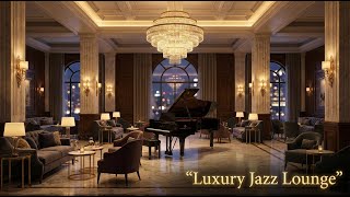 Refined Jazz Experience in a Luxury Hotel Lobby  A Tranquil Setting for Reflection & Socializing