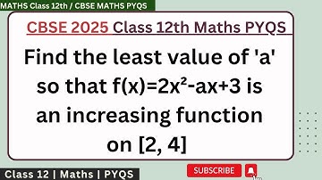 Find the least value of 