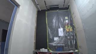 ПРОЦЕСС ЗАШИВКИ ПЕРЕГОРОДОК В ЖК "САДОВЫЕ КВАРТАЛЫ" | Ремонт квартиры в Москве видео