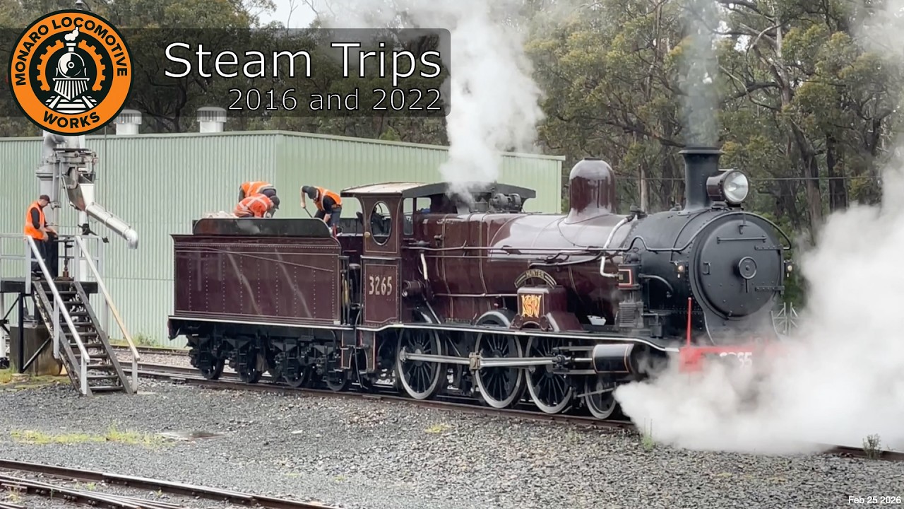 Steam Trips from 2016 and 2022