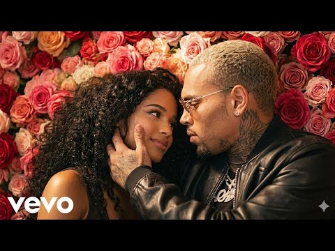 Chris Brown ft. Tyla - Midnight Bloom (Lyrics Video)