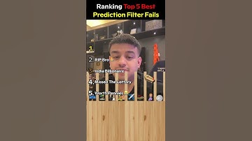 Ranking Top 5 Best Prediction Filter Fails 😭