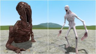 NEW EVIL BABY VS NEW SCP-096 in Garry's Mod!