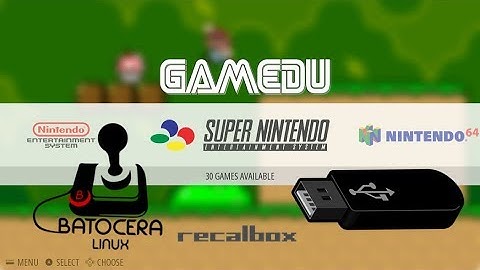 Recalbox PC multi- jogos no PenDrive