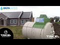 Sewage treatment system installation in Newry, Co Down, Northern Ireland