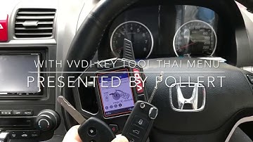 Generate and program Honda CRV 2010 with Vvdi Key Tool Presented by Pollert