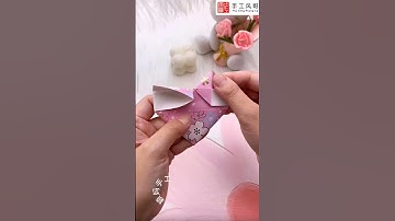 [Origami] Cách Gấp Trái Tim Bằng Giấy Vô Cùng Đơn Giản #shorts