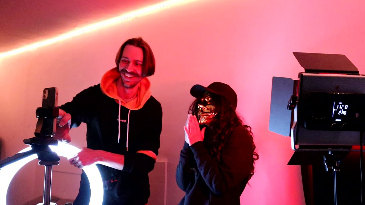 tiktok transitions video / behind the scenes