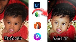 Cute Baby Photo Perfect Retouching In Mobile | Photo Edit Kese Kare  @sbeditofficial2481