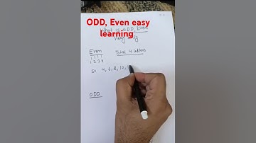 ODD , Even numbers #mathstricks #viralvideo #shorts