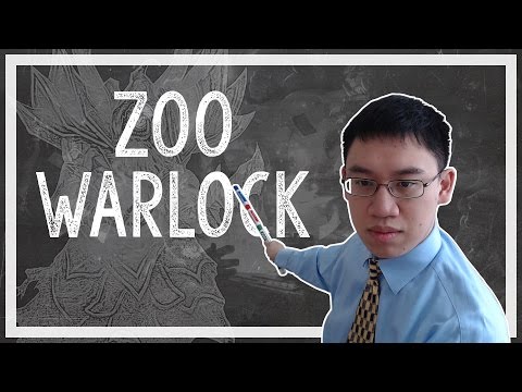 Video: Hearthstone - Bästa Warlock-basdäck, Gratis Däck, Warlock-kort Zoo, Rusa