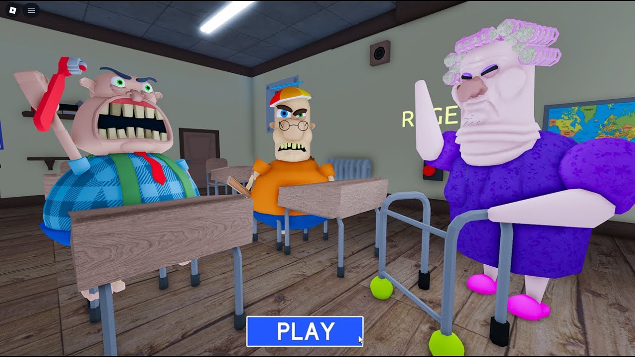 MR MEANIE and MR SPRINKLES FELL ASLEEP IN THE EVIL TEACHER'S CLASS? New Cute Obby!