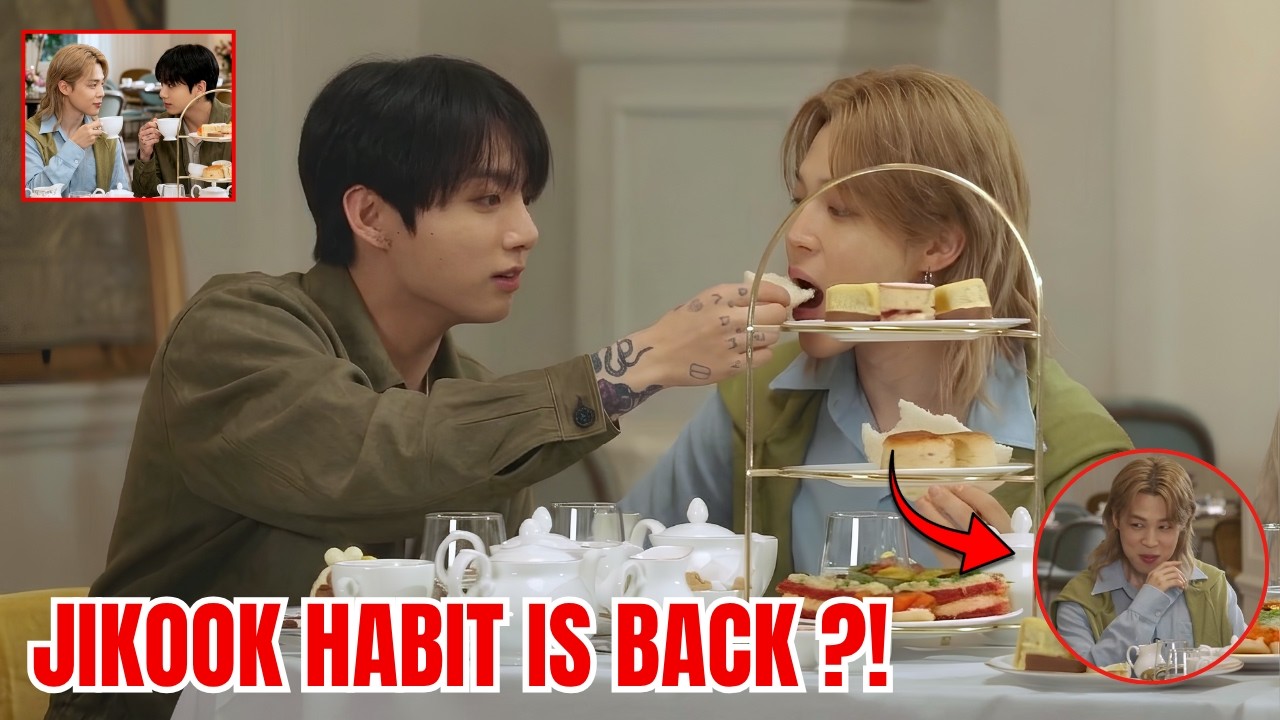 JUNGKOOK's ADORABLE Habit Returns! 🥹 JIMIN & JUNGKOOK's Unexpected Moments at BTS A Very British Day