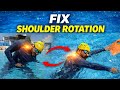 Fix your Shoulder Rotation | Perfect your freestyle with 4 shoulder rotation drills | swim like pro 