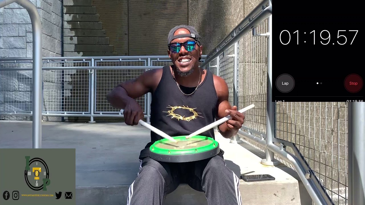 The Longest Snare Drum Double Stroke Roll Ever Challenge Part 1 YouTube