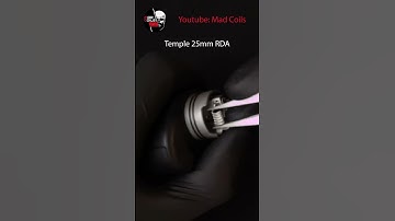 Temple RDA - Building and wicking #shorts