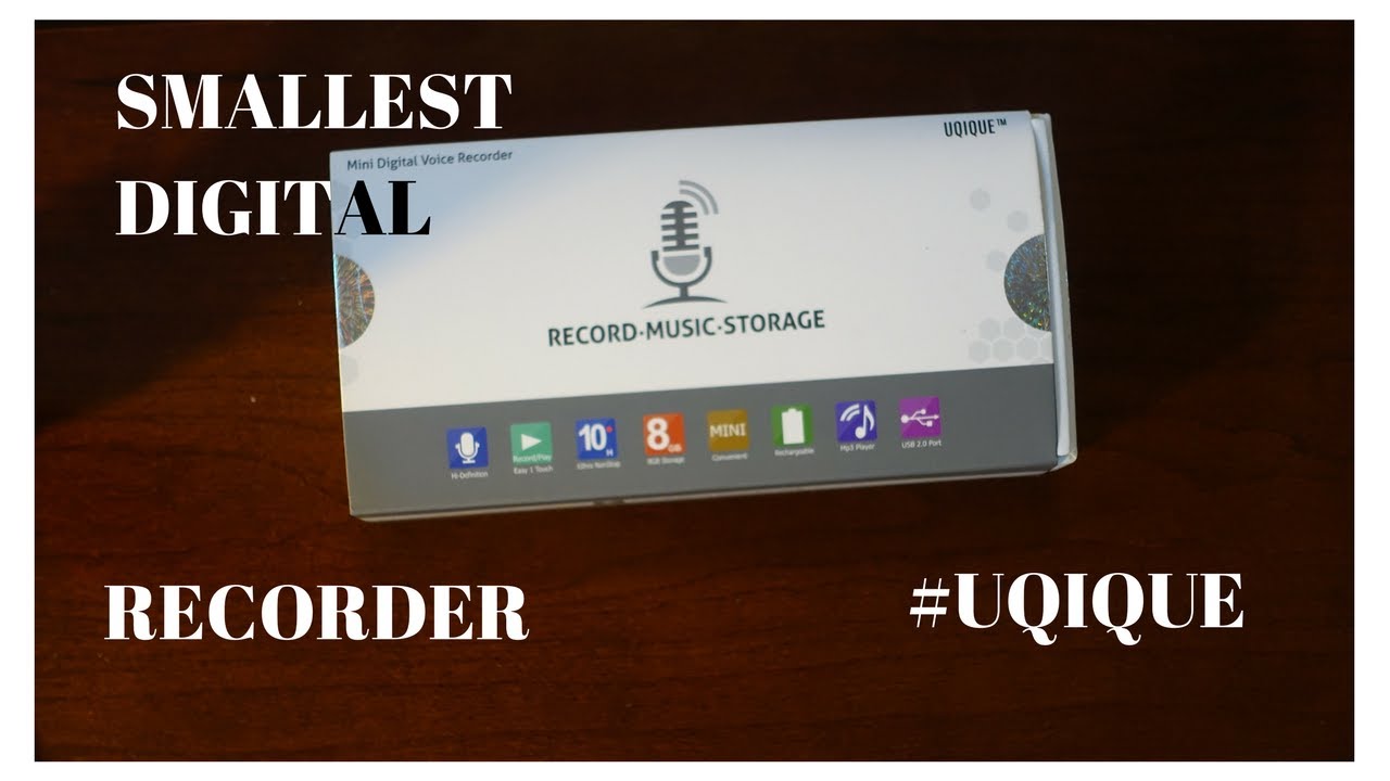 Review Smallest Digital Recorder I Found Uqique YouTube