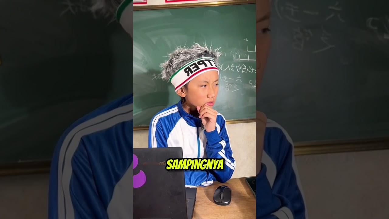 Laptop bu guru malah dipakai main game, tapi endingnya 😂 #shortviral