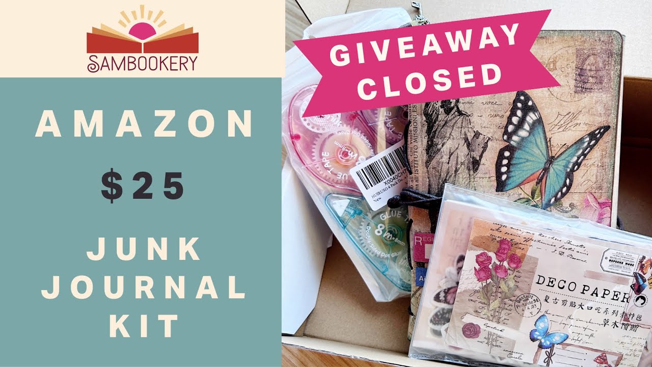 I Made a Junk Journal Kit from Amazon for $25! [ GIVEAWAY CLOSED