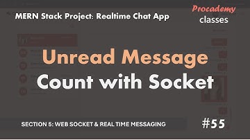#55 Ongelezen berichten tellen met Socket | Real Time Chat App | MERN Stack Project