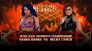 WWE2K20: The Man's Path Episode 16: Becky Lynch vs. Sasha Banks at Hell in a Cell 2019