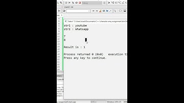 Strcmp() in C++ | C++ Program | #Shorts