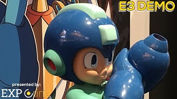 E3 2017 - Mega Man Legacy Collection 2 GAMEPLAY + COLLECTIBLES - Capcom Booth