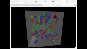 Python 3D Graphics Animating 139 balls in a box