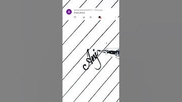 writing a name "Anjali" in cursive #shorts