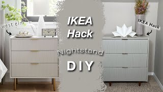 DIY RAST Nightstands | IKEA Hack | West Elm Dupe | DIY IKEA RAST Hack