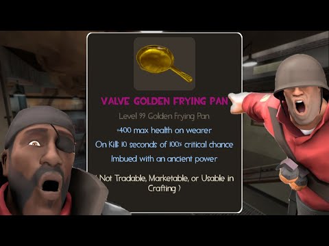 [TF2] A Valve Golden Frying Pan has been discovered!