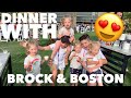 QUADRUPLETS Go On Dinner DATE With Twins BROCK AND BOSTON